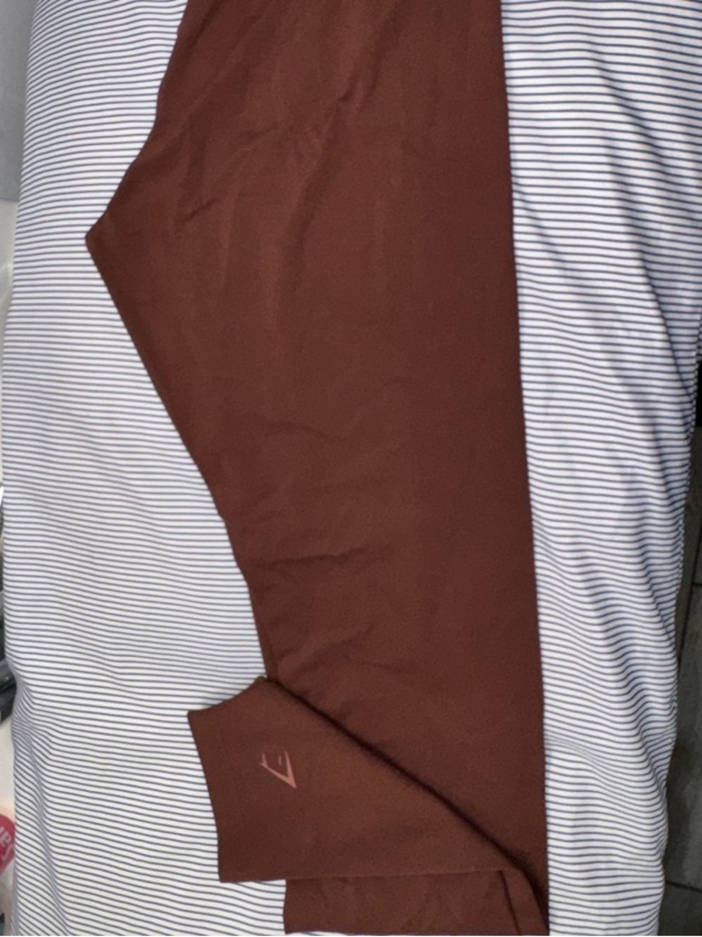 Gymshark Rust-Brown High-Waist Leggings - Picture 4 of 4